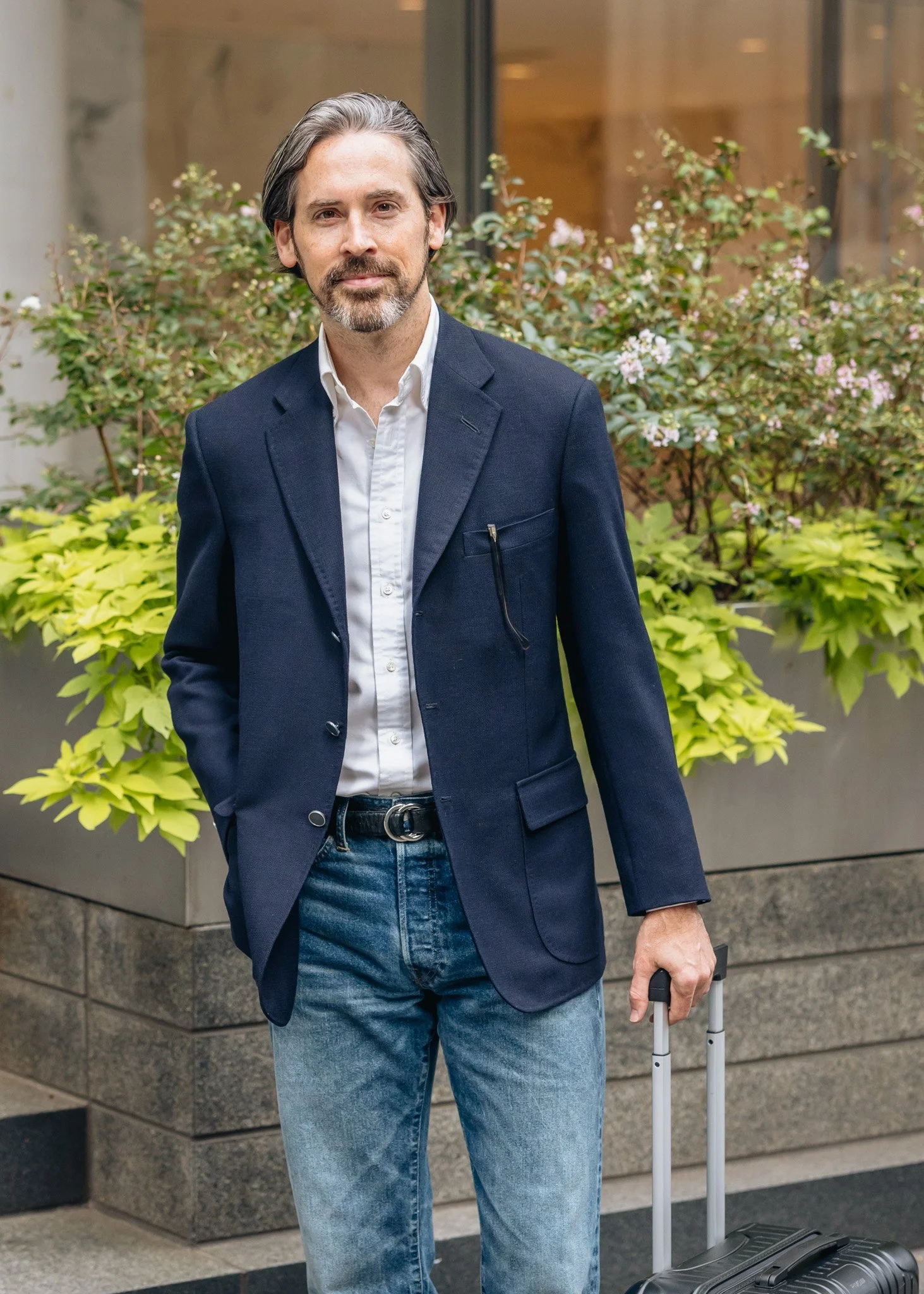 A Hard-Wearing Travel Blazer — Alan Flusser Custom